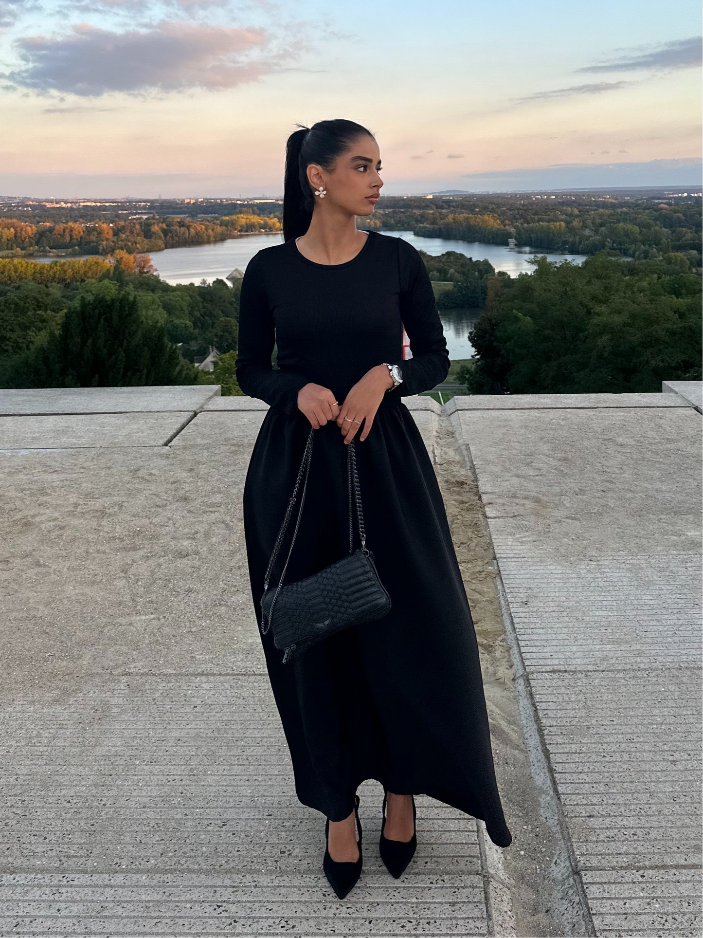 Robe ballerine noir