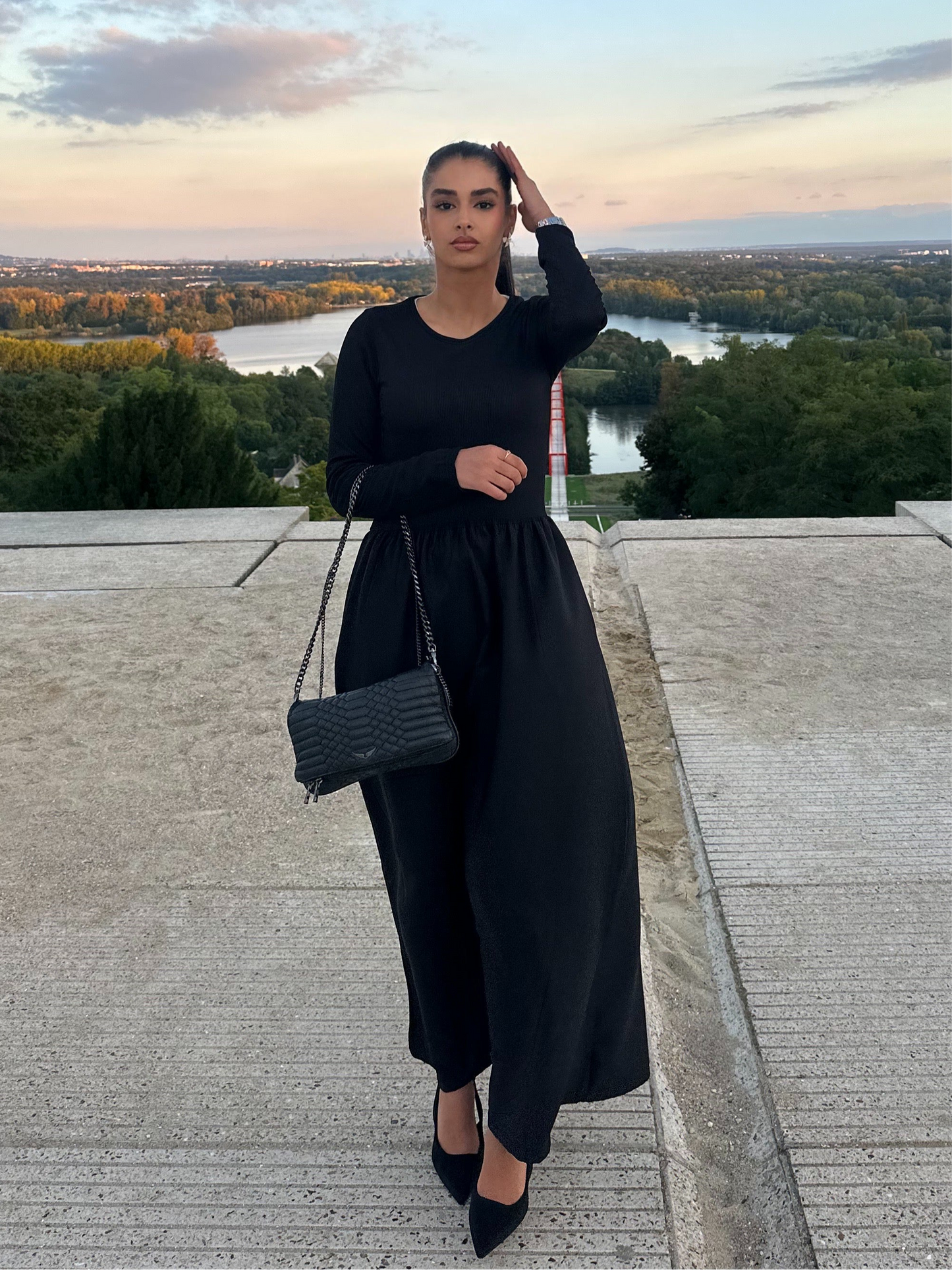 Robe ballerine noir
