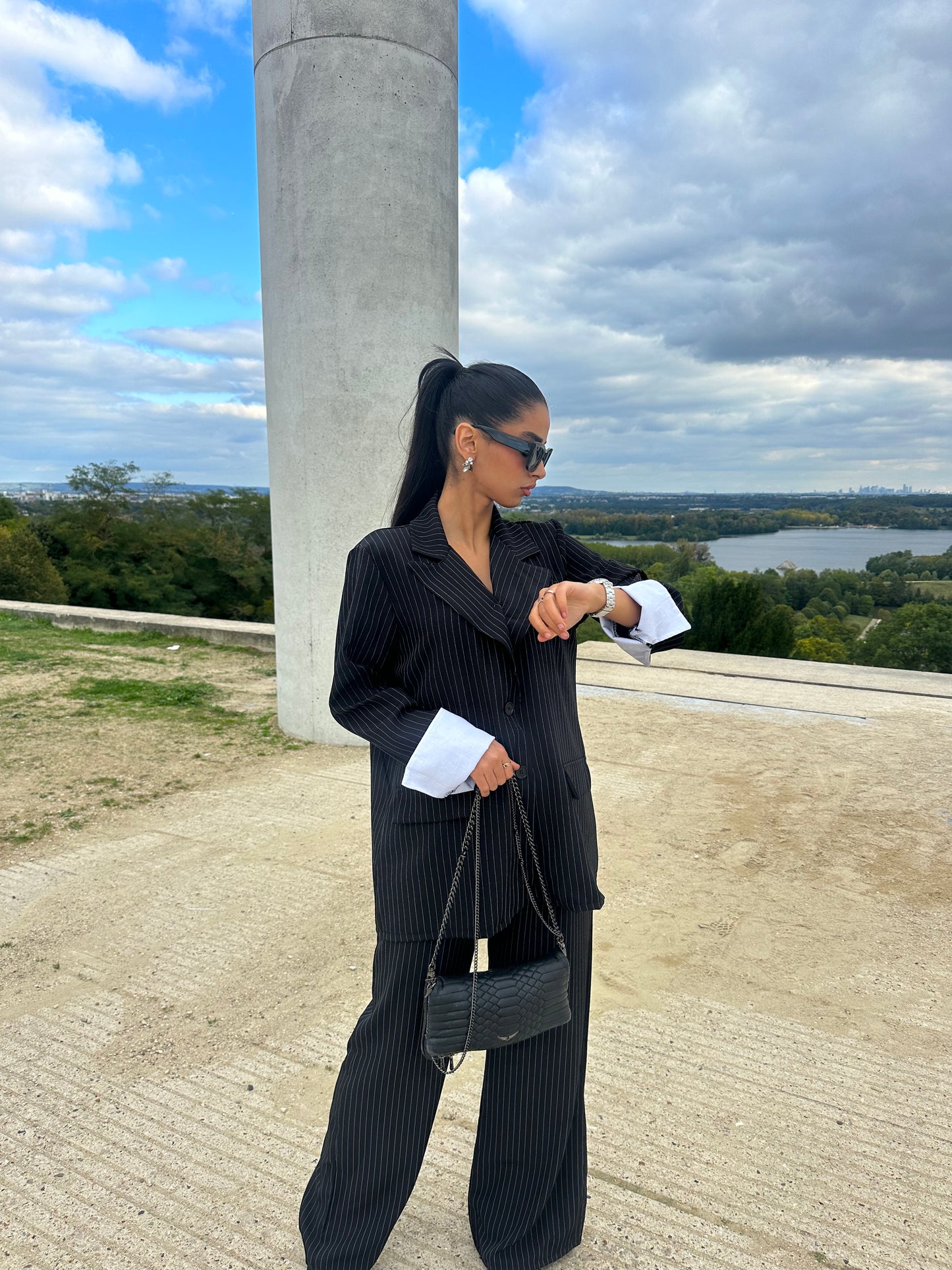 Ensemble blazer noir
