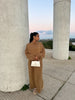Robe pull camel