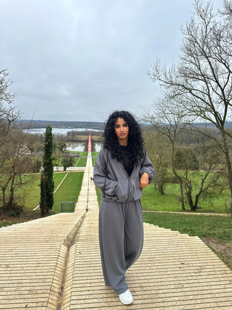 Ensemble street gris