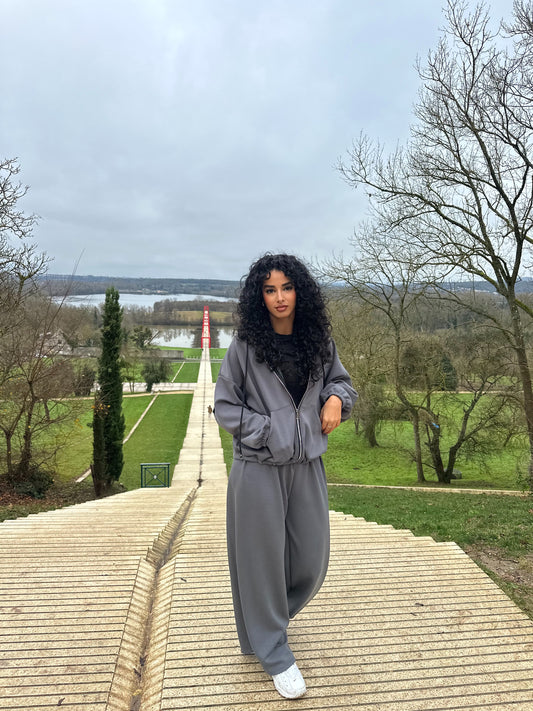 Ensemble street gris